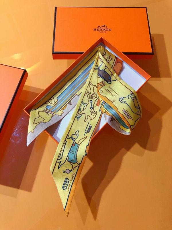 Hermes silk ribbon 5X86cm E25 (32)