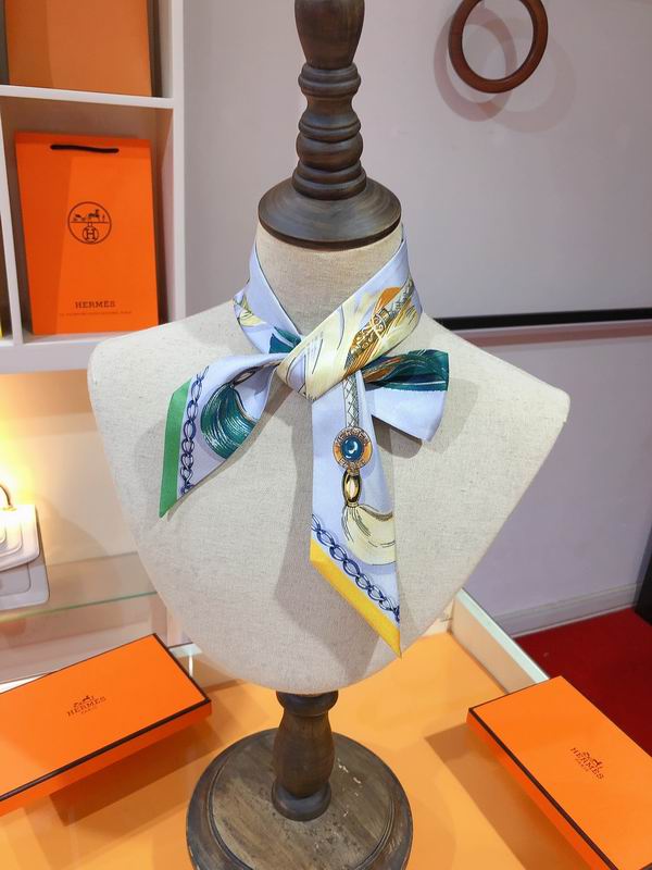Hermes silk ribbon 5X86cm E26 (11)