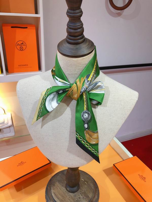Hermes silk ribbon 5X86cm E26 (20)