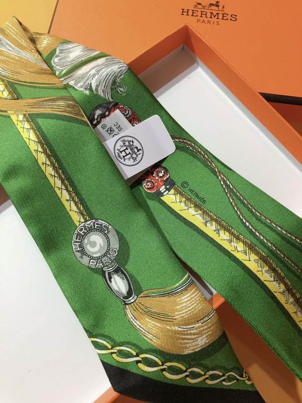 Hermes silk ribbon 5X86cm E26 (21)