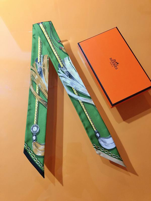 Hermes silk ribbon 5X86cm E26 (24)