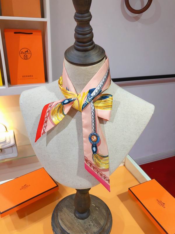 Hermes silk ribbon 5X86cm E26 (29)