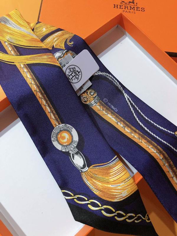 Hermes silk ribbon 5X86cm E26 (3)