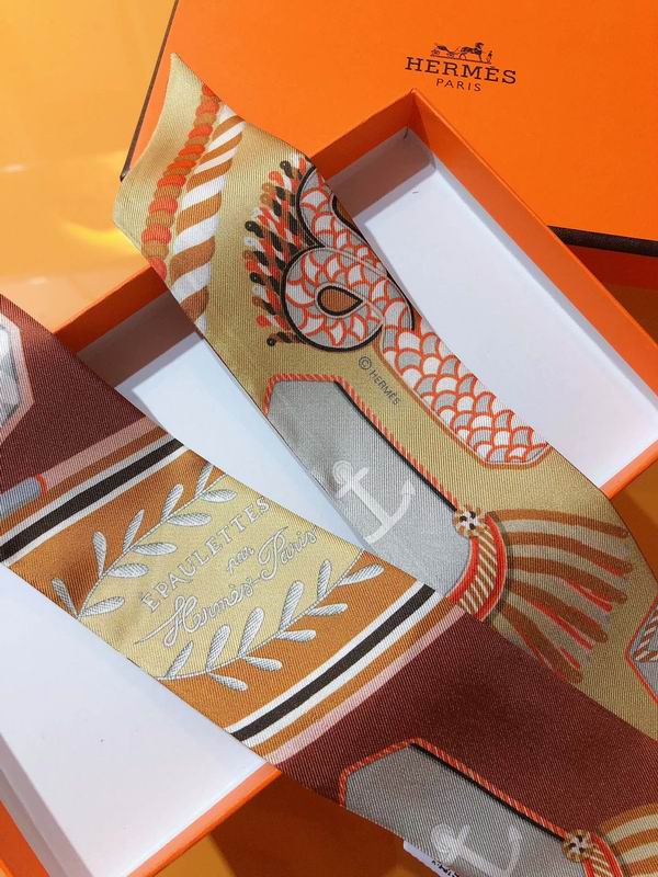 Hermes silk ribbon 5X86cm E27 (12)
