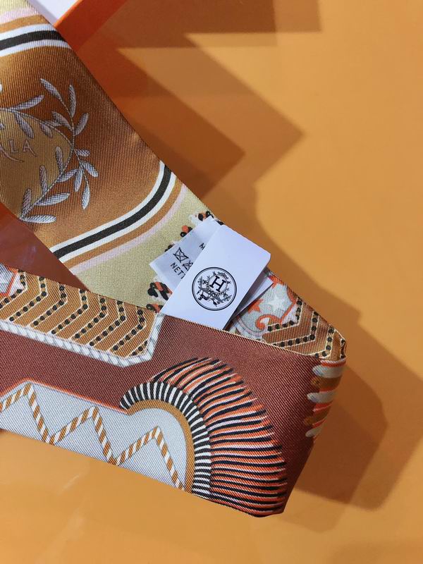 Hermes silk ribbon 5X86cm E27 (13)