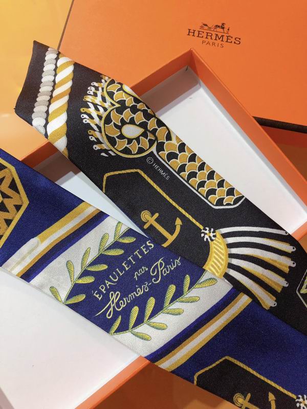 Hermes silk ribbon 5X86cm E27 (3)