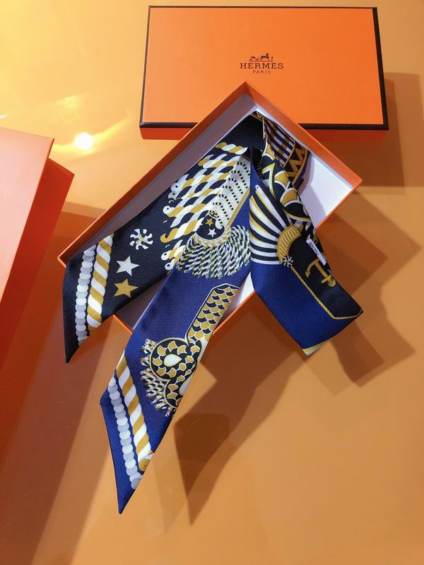 Hermes silk ribbon 5X86cm E27 (5)