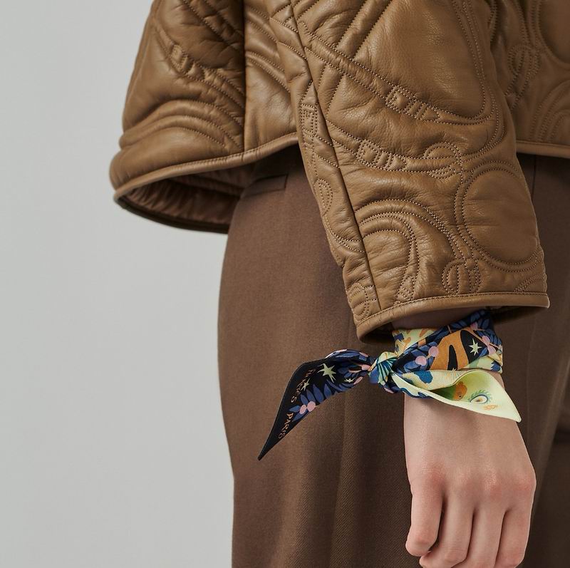 Hermes silk ribbon 5X86cm E28 (23)