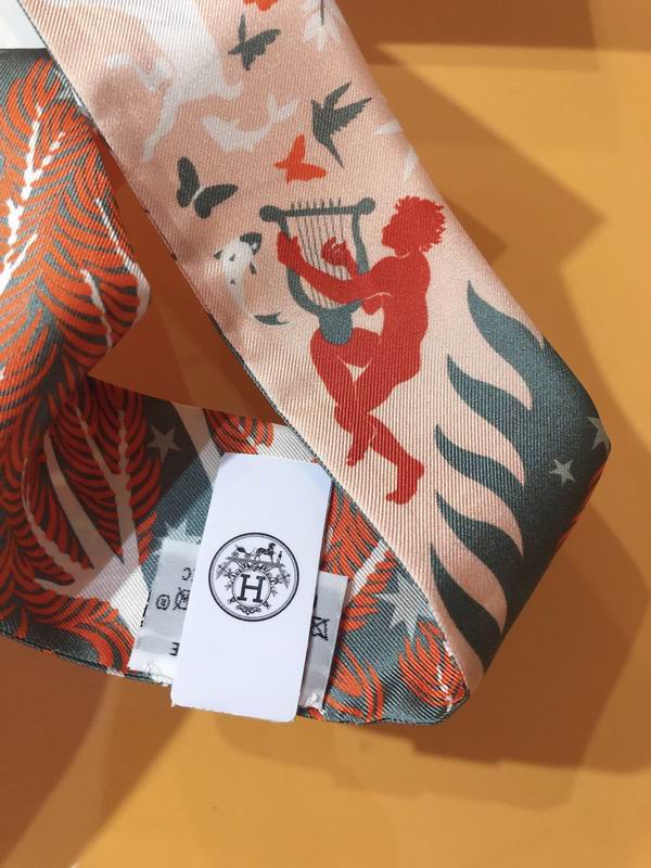 Hermes silk ribbon 5X86cm E28 (4)