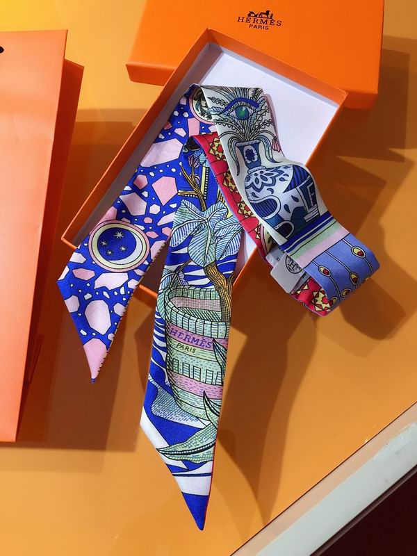 Hermes silk ribbon 5X86cm E29 (14)