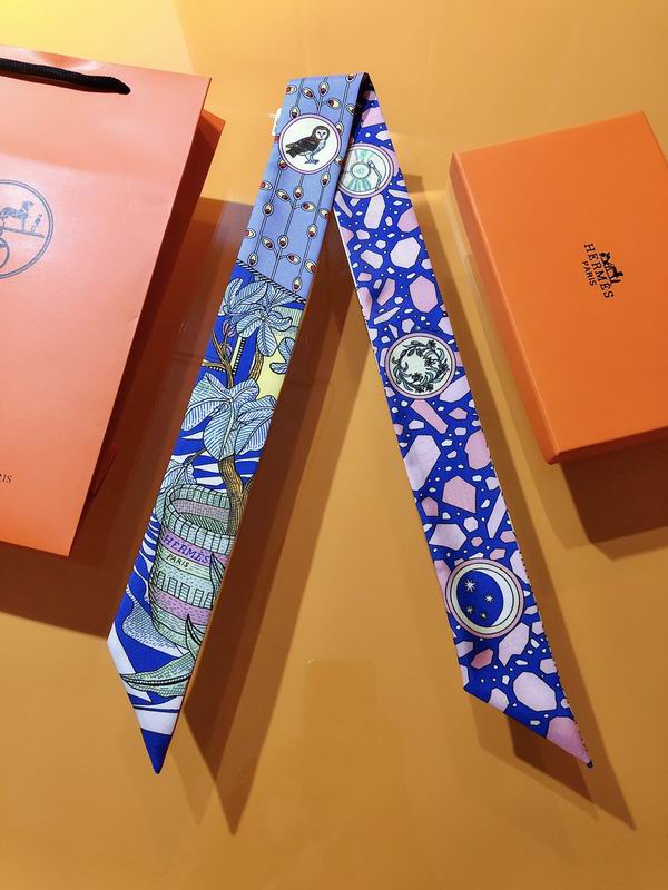 Hermes silk ribbon 5X86cm E29 (15)