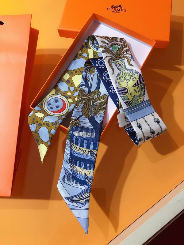 Hermes silk ribbon 5X86cm E29 (21)
