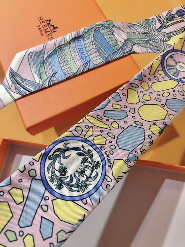 Hermes silk ribbon 5X86cm E29 (3)