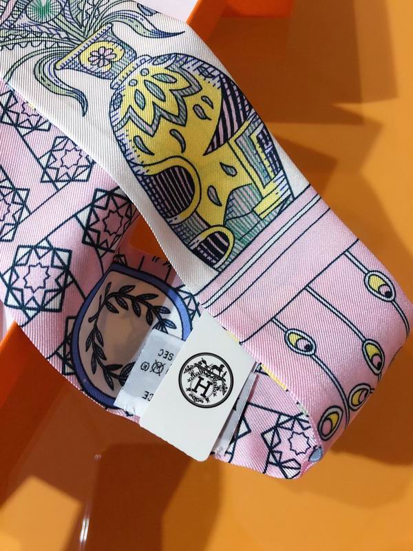 Hermes silk ribbon 5X86cm E29 (4)