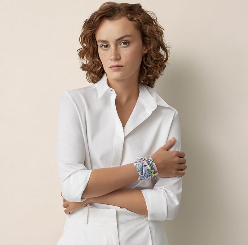 Hermes silk ribbon 5X86cm E29 (7)