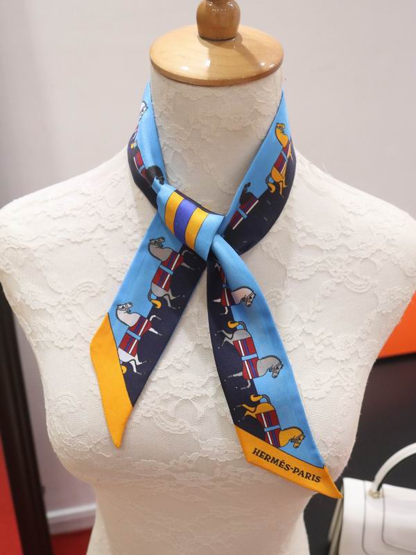 Hermes silk ribbon 5X86cm E30 (11)