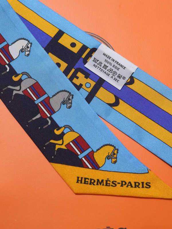 Hermes silk ribbon 5X86cm E30 (14)