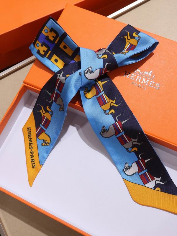 Hermes silk ribbon 5X86cm E30 (16)