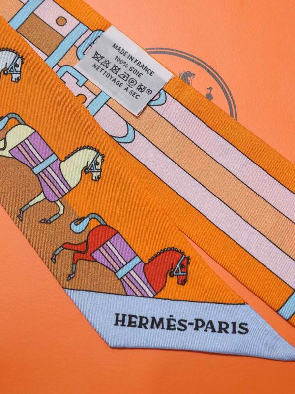Hermes silk ribbon 5X86cm E30 (23)