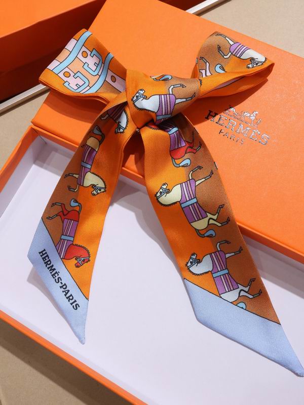 Hermes silk ribbon 5X86cm E30 (25)