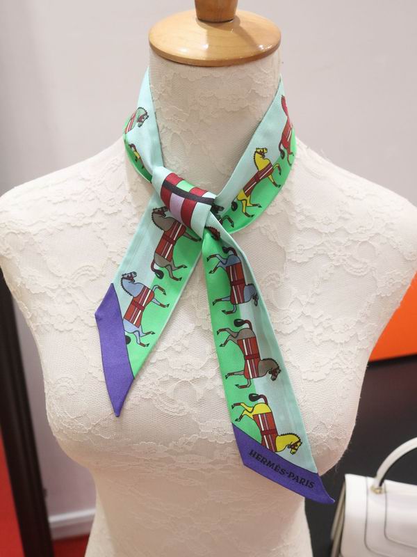 Hermes silk ribbon 5X86cm E30 (28)