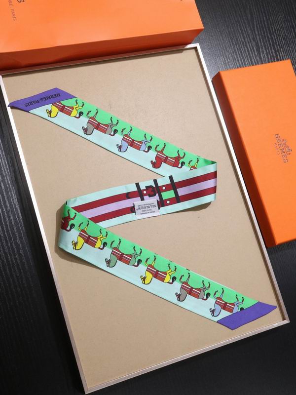 Hermes silk ribbon 5X86cm E30 (29)