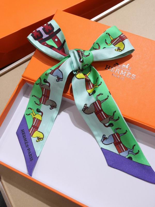 Hermes silk ribbon 5X86cm E30 (32)