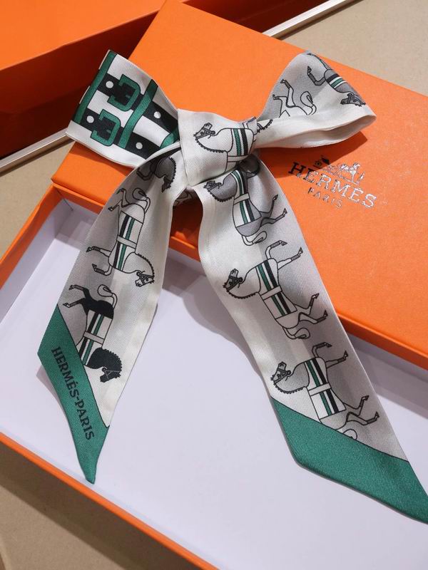 Hermes silk ribbon 5X86cm E30 (5)
