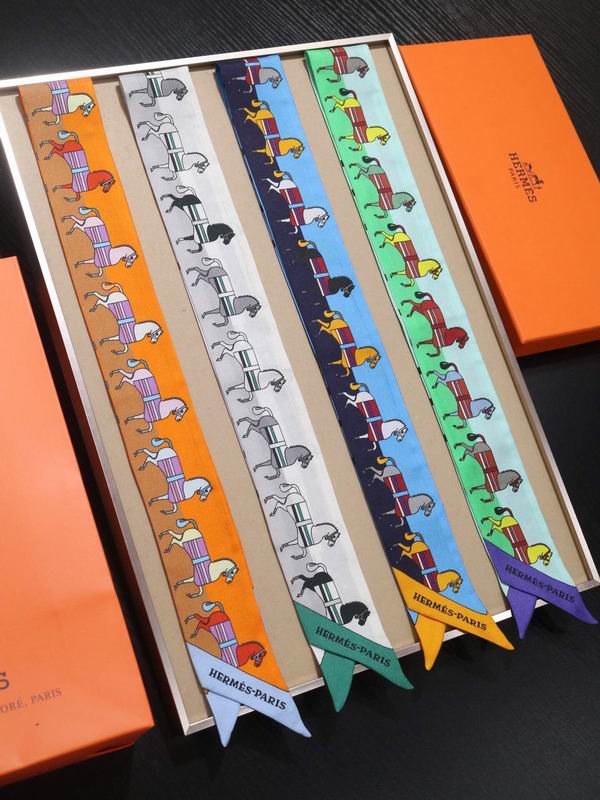 Hermes silk ribbon 5X86cm E30 (9)