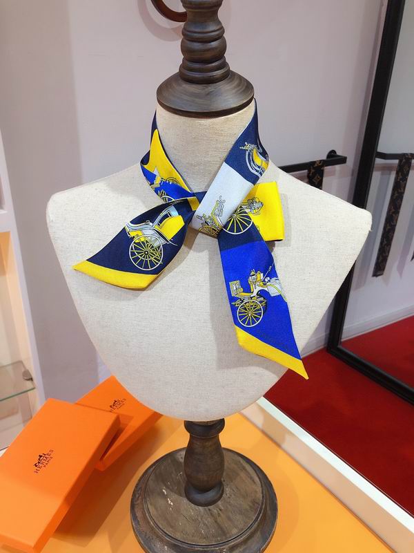 Hermes silk ribbon 5X86cm E31 (2)