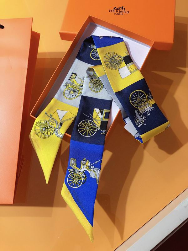 Hermes silk ribbon 5X86cm E31 (5)