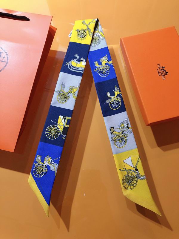 Hermes silk ribbon 5X86cm E31 (6)