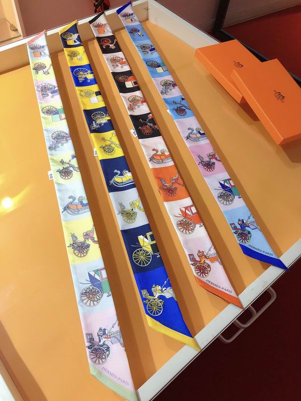 Hermes silk ribbon 5X86cm E31 (7)