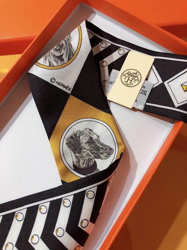 Hermes silk ribbon 5X86cm E32 (15)