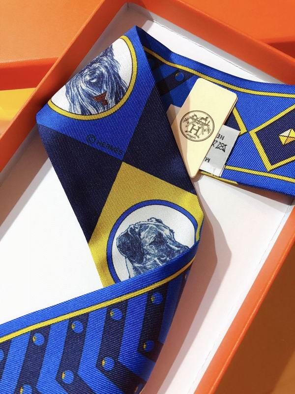 Hermes silk ribbon 5X86cm E32 (33)