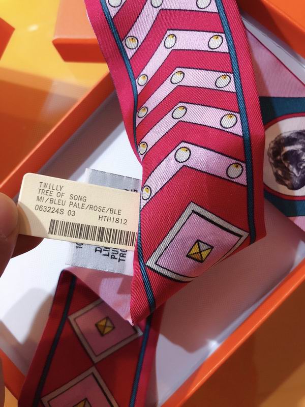 Hermes silk ribbon 5X86cm E32 (5)