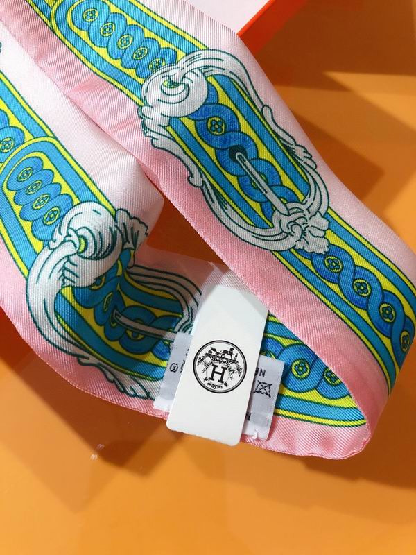 Hermes silk ribbon 5X86cm E33 (12)