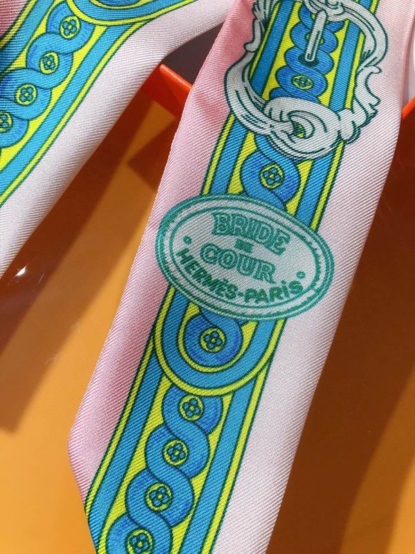Hermes silk ribbon 5X86cm E33 (13)