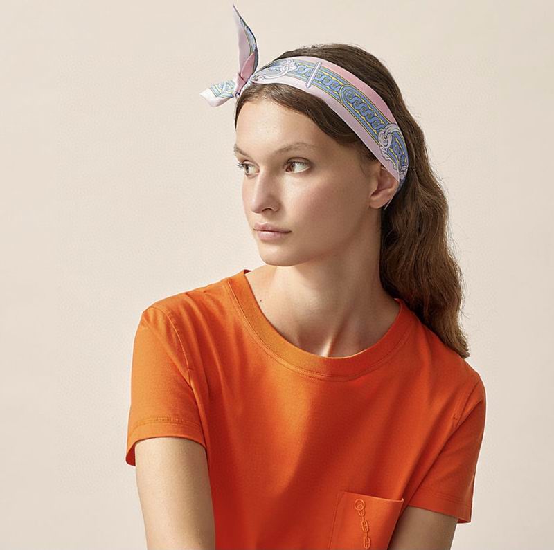 Hermes silk ribbon 5X86cm E33 (16)