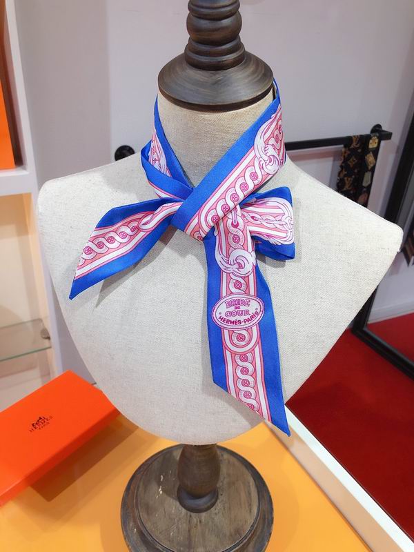 Hermes silk ribbon 5X86cm E33 (2)