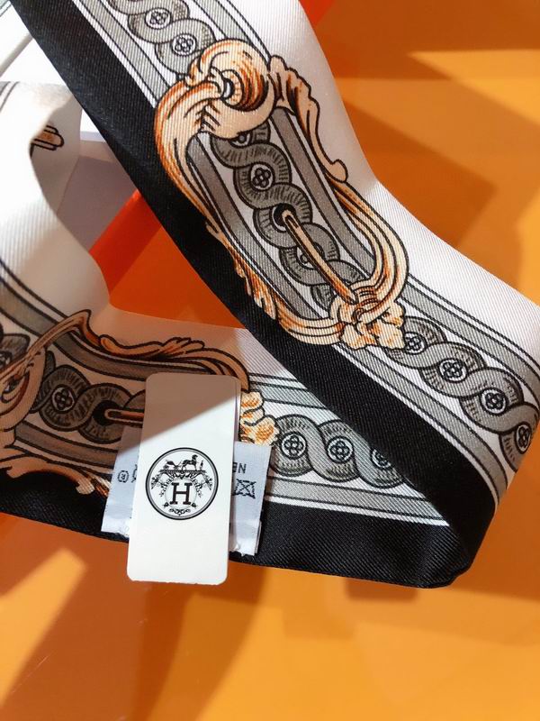 Hermes silk ribbon 5X86cm E33 (21)