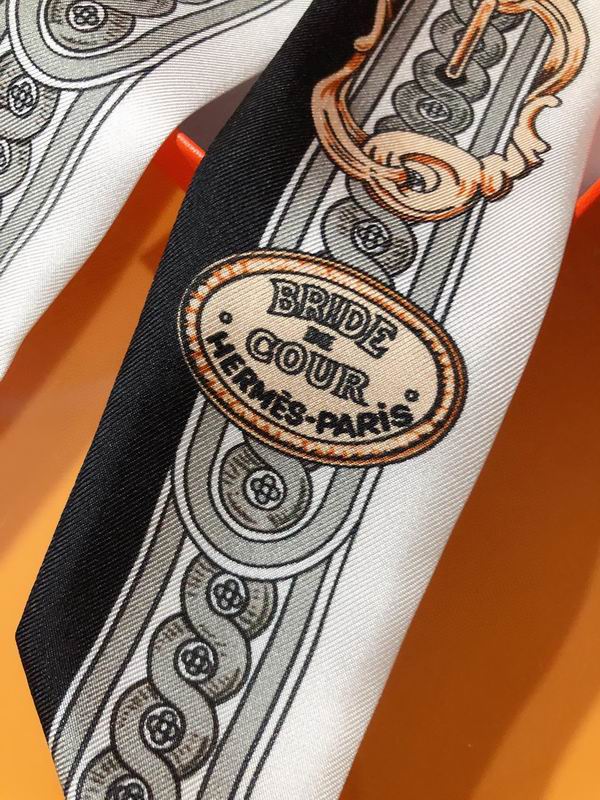 Hermes silk ribbon 5X86cm E33 (22)