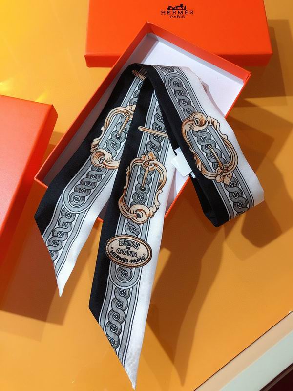 Hermes silk ribbon 5X86cm E33 (24)