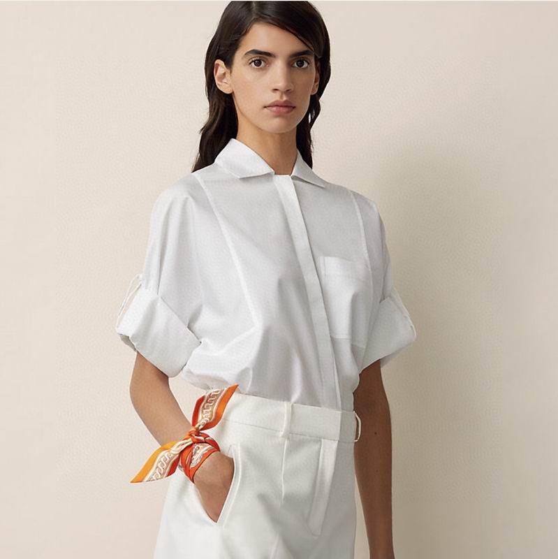 Hermes silk ribbon 5X86cm E33 (32)