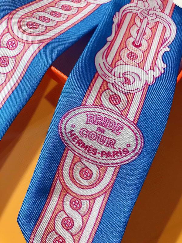 Hermes silk ribbon 5X86cm E33 (4)