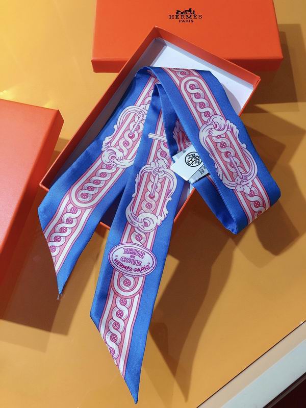 Hermes silk ribbon 5X86cm E33 (6)