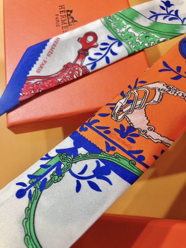 Hermes silk ribbon 5X86cm E34 (12)