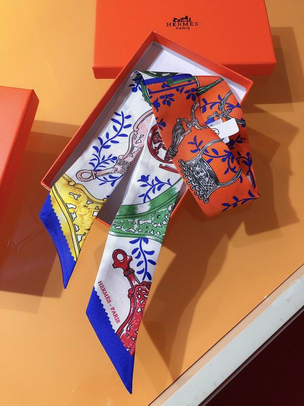 Hermes silk ribbon 5X86cm E34 (14)