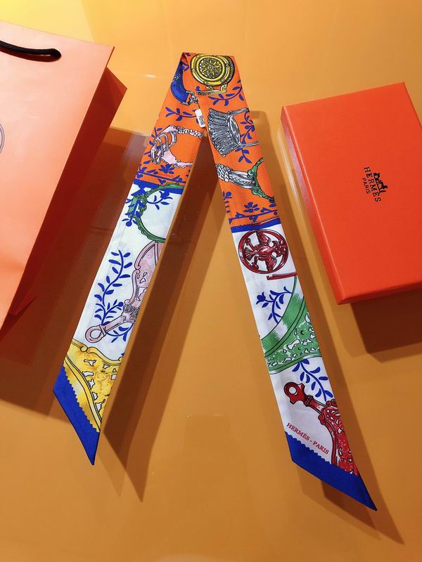 Hermes silk ribbon 5X86cm E34 (15)