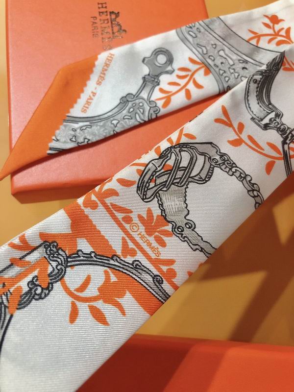 Hermes silk ribbon 5X86cm E34 (21)